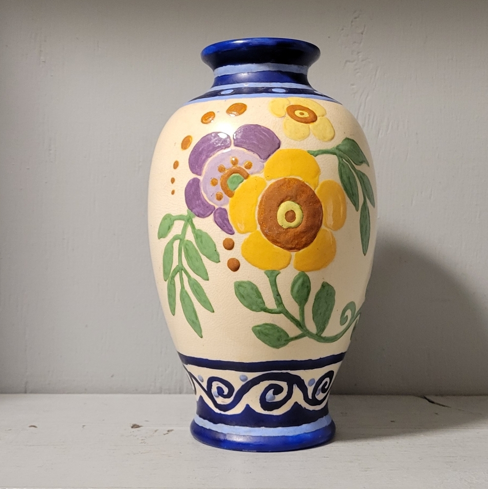 Handpainted Ceramic Vase
